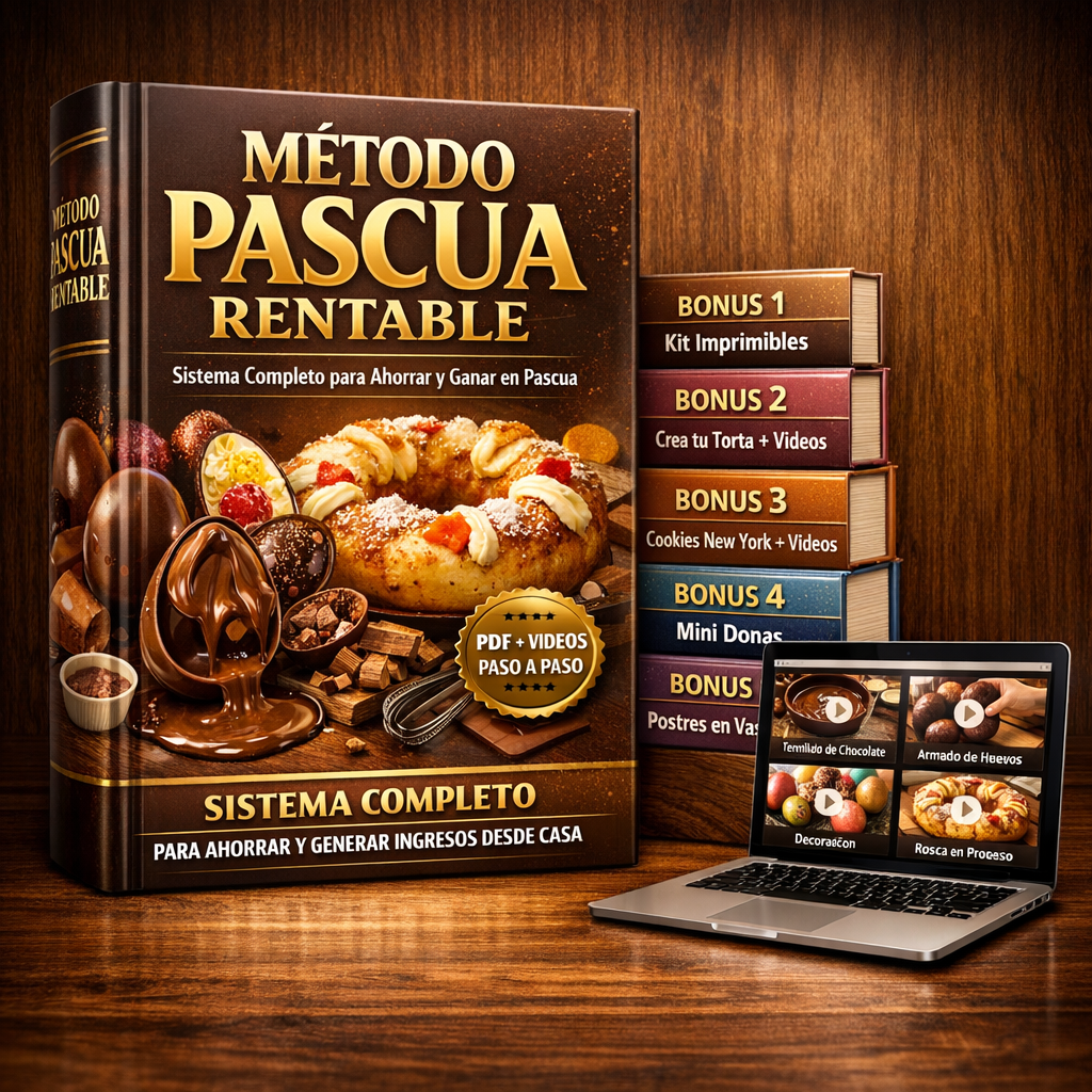 🐣MÉTODO PASCUA RENTABLE™ -🥚Ahorrá, Disfrutá y Generá Ingresos con Huevos y Rosca de Pascua + Videos