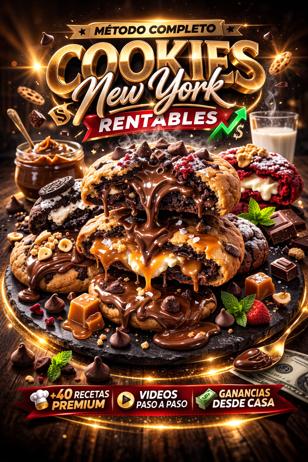 "Método Cookies New York Rentables" - El sistema paso a paso para empezar tu negocio desde casa